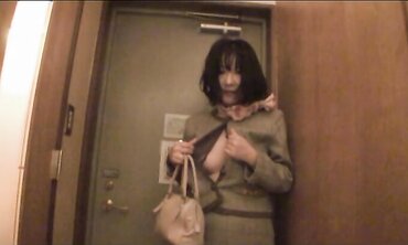 Mature Chinese dark-haired with highly fur covered cooch Makiko Nakane having joy with a dude two