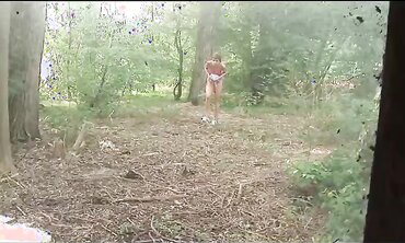 Young Superslut Anife Gets Lost In The Forest Then Humped By 2 Strangers