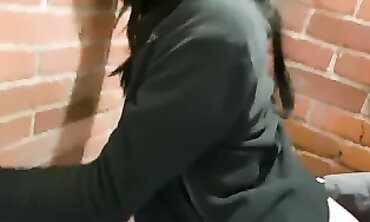 Blonde Babe Gets Sizzling Blowjob Outside Then Rough Sex In Parking Garage
