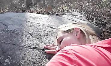 Frangelica Gets Romped and Pissed in a Public Parking Lot