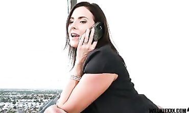 Brunette MILF Cucks Husband With BBC Over Smartphone