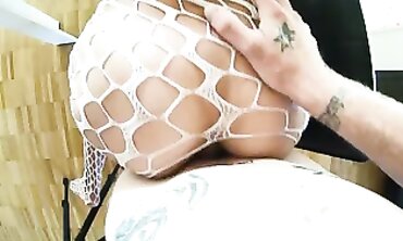 Petite Cutie Takes Big Cock Deep Inside Her Vagina and Ass
