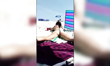 Beach Scum Part One: Solo MILF Voyeur