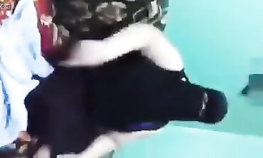 Street Sex in Niqab with Big Cock and Bondage