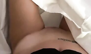 Busty Brunette Bimbos Masturbate Publicly on a Train