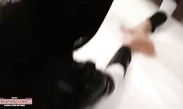 POV: Brunette MILF Makes Love to a Stranger After the Party