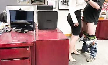 POV Creampie with the Boss's Hot MILF Fiancée