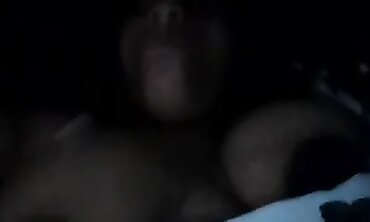 Ebony Cougar With Massive Tits Moans Loudly