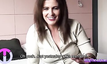 Montse Swinger Rough Interview: Latina MILF Tops Willy in Tough Sex