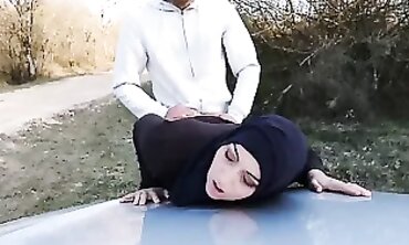 Hairy MILF Muslim Slut Gets Creampie From Stranger