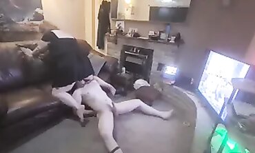 Caught Wanking in Her Maid Uniform