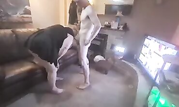 Caught Wanking in Her Maid Uniform