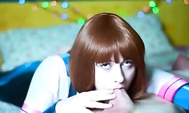 Ochako Uraraka Cosplay Anal Debut POV