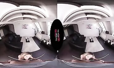 Tattooed Blonde Anal & Blowjob in 60FPS VR Reality