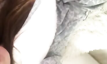 Dark-Haired MILF's Lusty Solo Masturbation