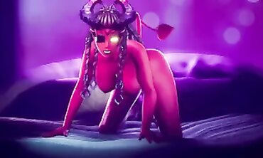 Hotty Succubus Killi Taunts You in 3D
