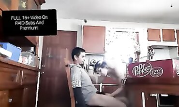 Rough Interracial Table Sex with a Milf