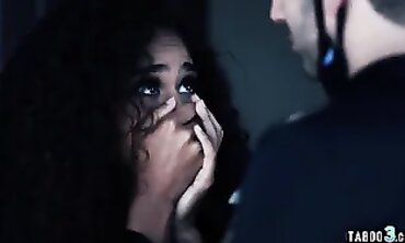 Busty Ebony Scarlit headline Takes a Big Black Cock
