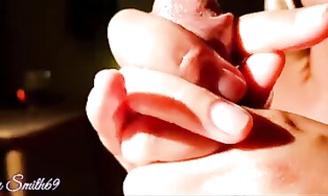 POV Late Night Grease Handjob with Kitty Smith69