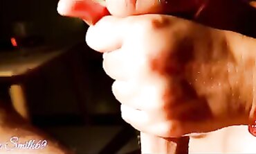 POV Late Night Grease Handjob with Kitty Smith69
