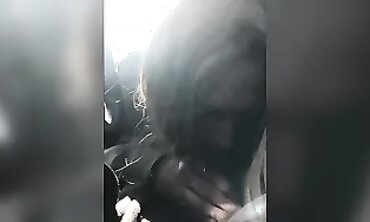 Blonde Cuckold Gets Public Interracial Facial In The Car