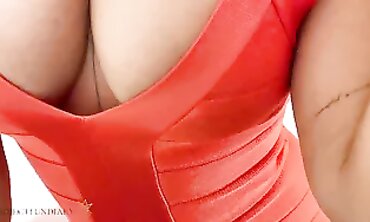Beauty's Stepbrother Pokes Her in a Tight Bodycon Sundress