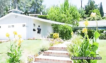 Tight Asian Classmate Takes A Big Cock