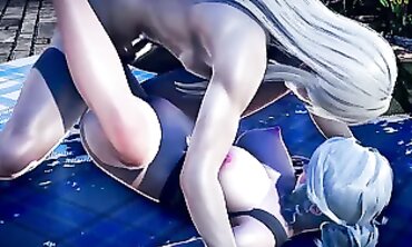 Ciri Anal Lovemaking in 3D The Witcher 3 Animation