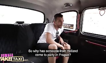 Billie Star Gets Rough POV Sex in a Fake Taxi