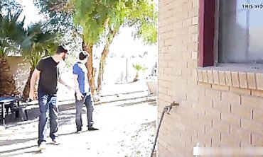 Reagan Foxx Takes On Two Guys In Hardcore Action