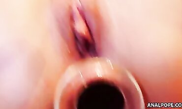 Proxy Paige Anal POV: Revved Blonde Swallows Every Sex Toy