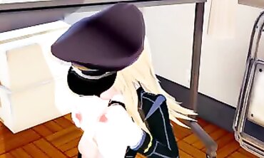 Commander POV Blowjob in Bismarck 2.0 Cosplay
