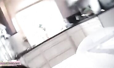 Fresh Blonde MILF Pays Hush Money in POV Blowjob