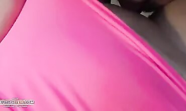 POV Mature Brunette With Big Tits Takes A Huge Load
