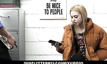 Blonde Chloe Virgin and Cougar Aaliyah Caught Shoplifting