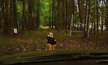 Lexi Grey Submissive Mature Outdoor Piss Session