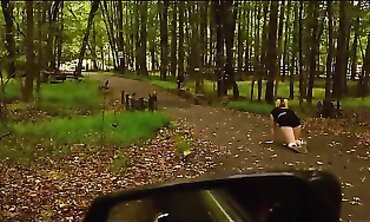 Lexi Grey Submissive Mature Outdoor Piss Session