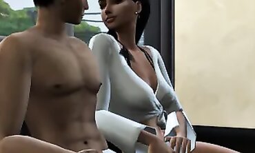 Step Cougar Tempts barely legal Man in Steamy Fantasy