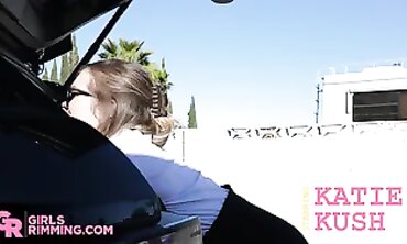 Katie Kush Gets a Dirty Rimming Session