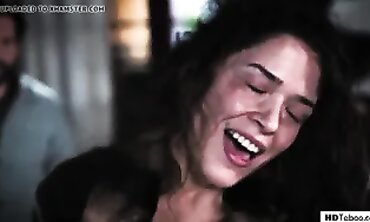 Homeless Brunette Blackmails Bewildered Husband