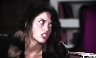 Homeless Brunette Blackmails Bewildered Husband