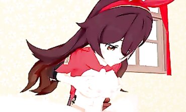 Amber Genshin Impact 3D Hentai Animation