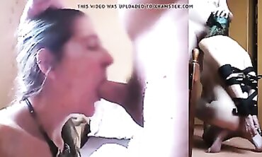 Bound Blowjob to CiM Part 2: Mature British Blowjob