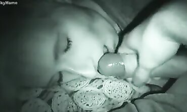 POV Night Vision Blowjob With Pleasure