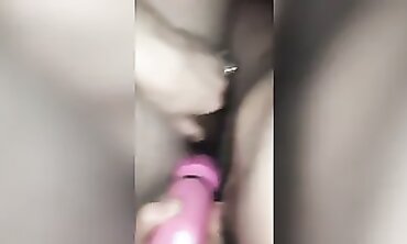 POV Hardcore Double Penetration With Vibrator And Creampie