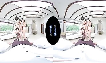 VR Compilation: Natasha Nice, Christina Shine & More in Hardcore POV Action
