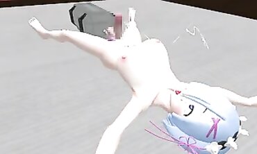 Rem Re:Zero Futanari 3D Anime Hardcore Machinefuck