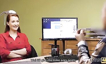 Isabella Lui: Magnificent Ginger Gives a Willing Blowjob and Rides Hard
