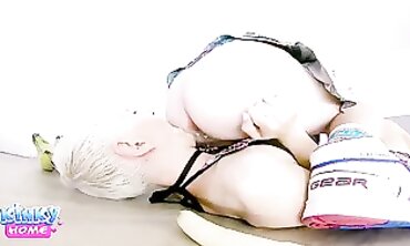 Blonde Babe Takes Deepthroat And Anal From A Boy