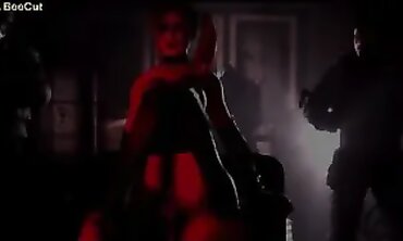 Harley Quinn Cosplay Anal Squirt & Blowjob